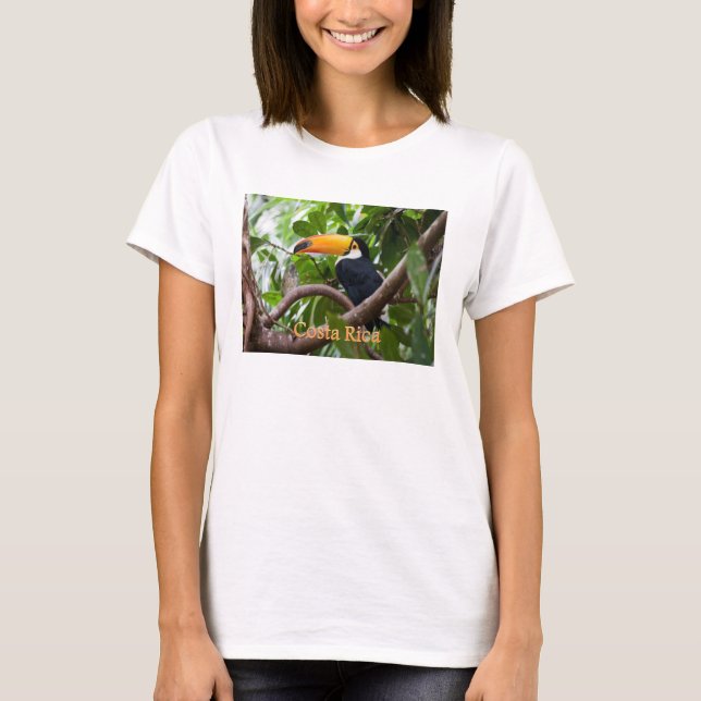 Toucan en la camiseta de Costa Rica del pájaro de (Anverso)