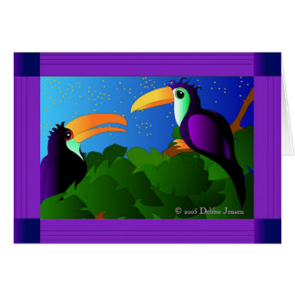 Toucans en paraíso de Debbie Jensen