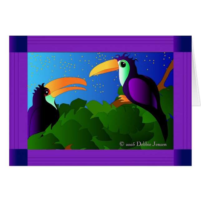 Toucans en paraíso de Debbie Jensen (Anverso (Horizontal))