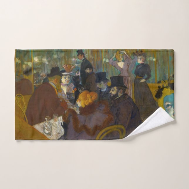 Toulouse-Lautrec - En el Rojo (Toalla de mano)