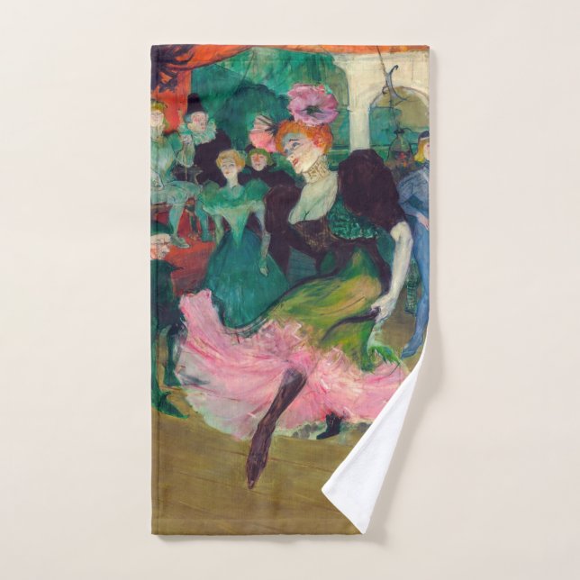 Toulouse-Lautrec - Marcelle Lender, bailando Boler (Toalla de mano)