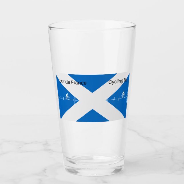Tour de France Scotland Glass (Anverso)