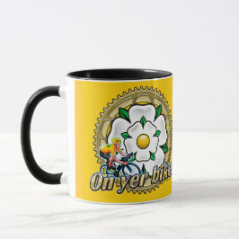 Tour de Yorkshire 2018 ‘On yer Bike’ taza de café