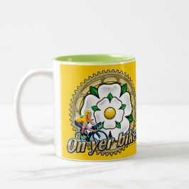 Tour de Yorkshire 2018 ‘On yer Bike’ taza de café