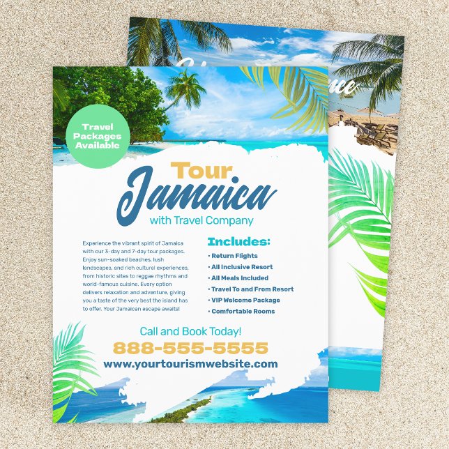 Tourism Vacation Travel Flyer Template (Subido por el creador)