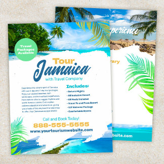 Tourism Vacation Travel Flyer Template