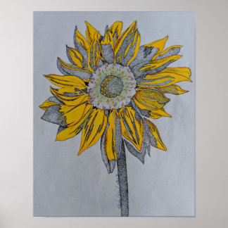 Tournesol, girasol, flor amarilla, arte amarillo