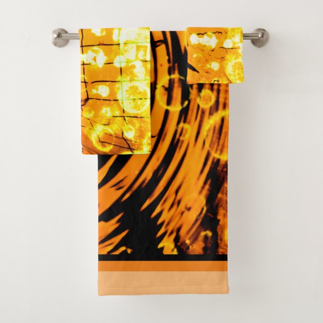 TOWEL SET, tonos cálidos (In situ)