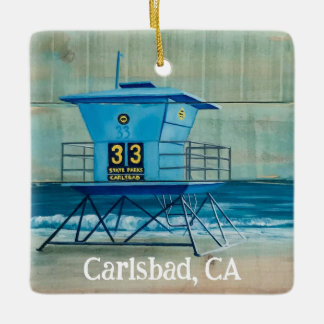 Tower 33 Carlsbad, CA Ornamento de Navidad