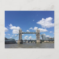 Tower Bridge London Thames River Tarjeta postal de