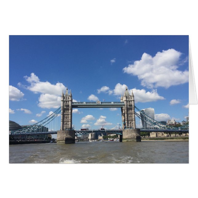 Tower Bridge Thames River London England (Anverso (Horizontal))