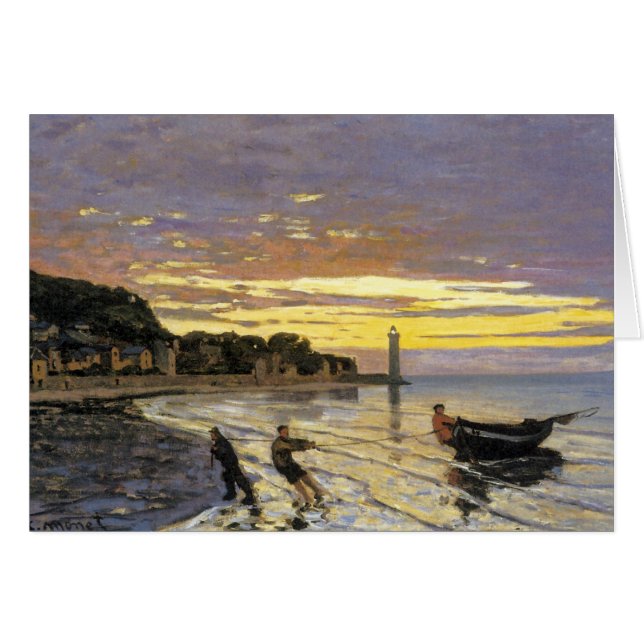 Towing a Boat, Honfleur (Anverso (Horizontal))