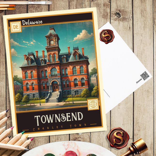 Townsend, Delaware | Tarjeta Postal Antiguo (Subido por el creador)