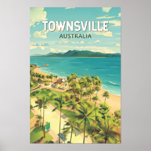 Townsville Australia Viajes Arte Vintage