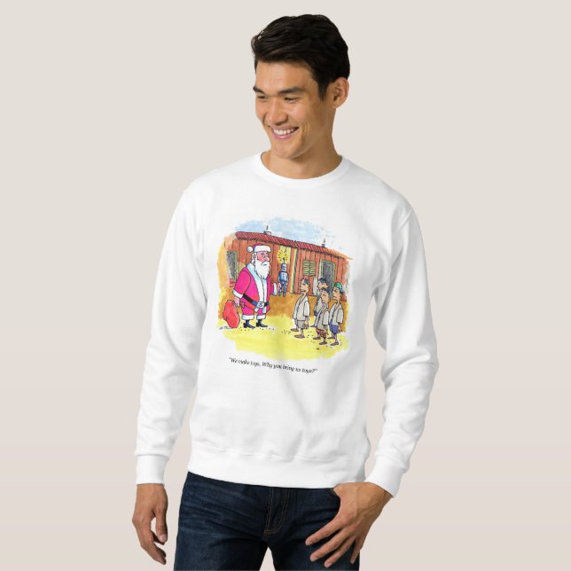 Toy Makers hombres sudadera blanca (Anverso completo)