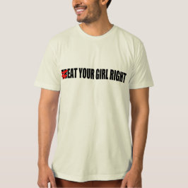 (TR)COME LA Camiseta DERECHA DE SU CHICA