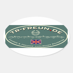 TR-Freun.de pegatina Oval