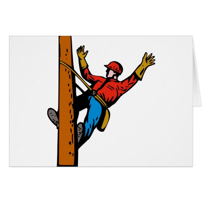 Trabajador del electricista del instalador de (Anverso (Horizontal))