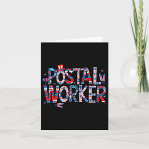 Trabajador Postal Estadounidense Bandera Mailman M