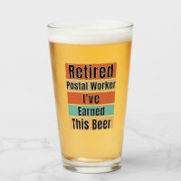 Trabajador Postal retirado. He ganado esta cerveza