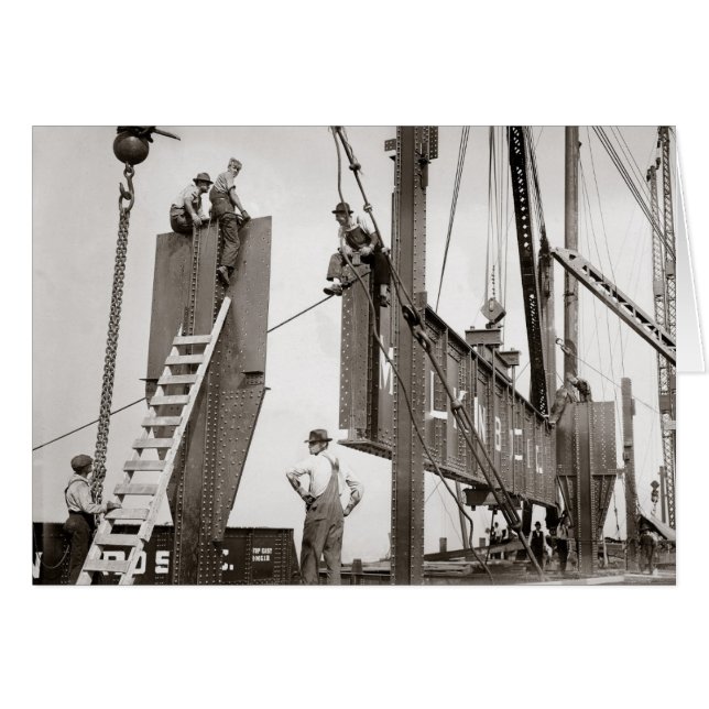 Trabajadores del acero de Nueva York, 1913 (Anverso (Horizontal))