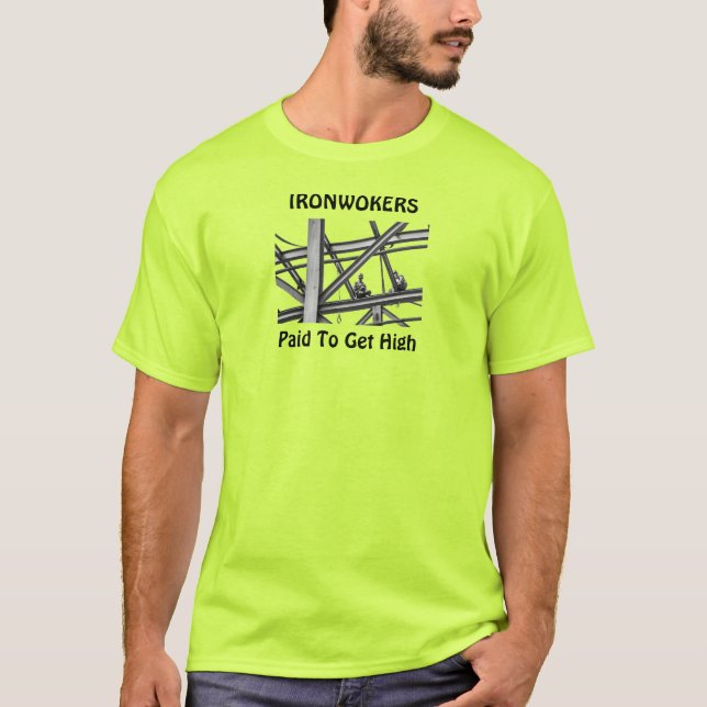 Trabajadores del hierro camiseta alta (Anverso)