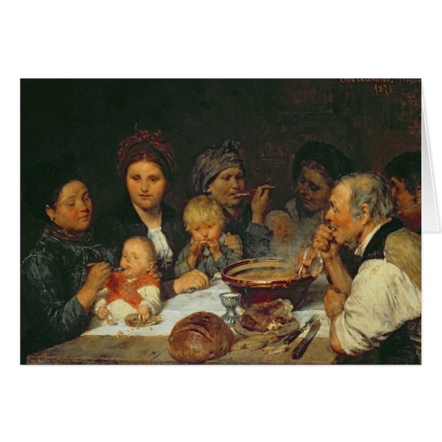 Trabajadores en una tabla, Thueringen, 1875 (Anverso (Horizontal))