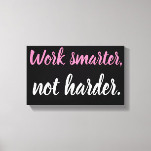 Trabajar con más inteligencia, no con un arte de l