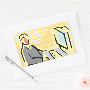 Trabajar En Pegatinas De Computadoras