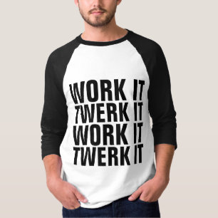 TRABAJAR EN TI TWERK IT Camisetas masculinas diver