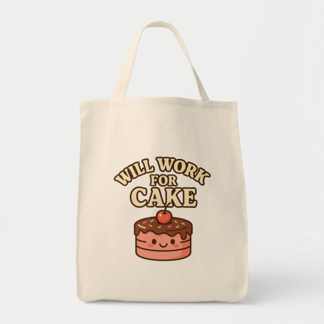 Trabajará para el bolso de torta (Frente)