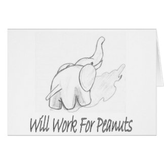 Trabajará para los cacahuetes