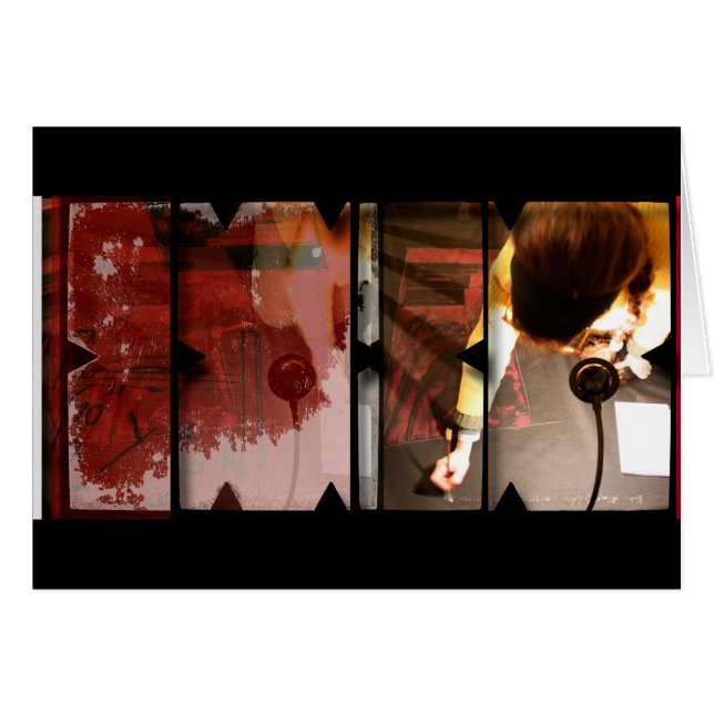 Trabajo abierto sobre el fotomontaje de Open Red 4 (Anverso (Horizontal))