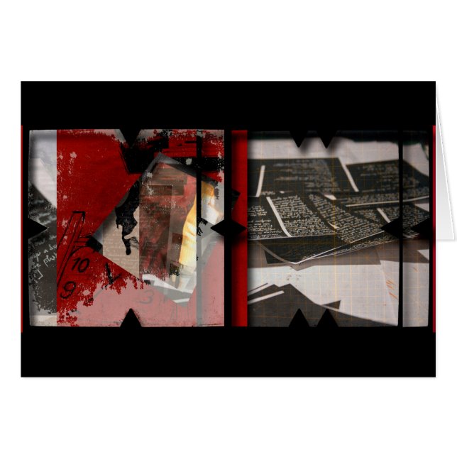 Trabajo abierto sobre fotomontaje de Open Red 11 (Anverso (Horizontal))