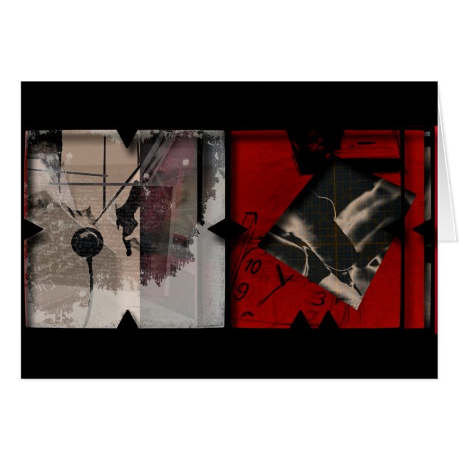 Trabajo abierto sobre fotomontaje de Open Red 12 (Anverso (Horizontal))