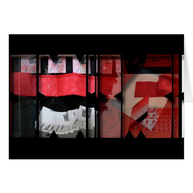 Trabajo abierto sobre fotomontaje de Open Red 19 (Anverso (Horizontal))