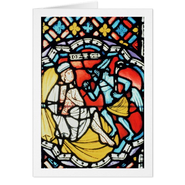 Trabajo atormentado por el diablo, siglo XII (Frente)