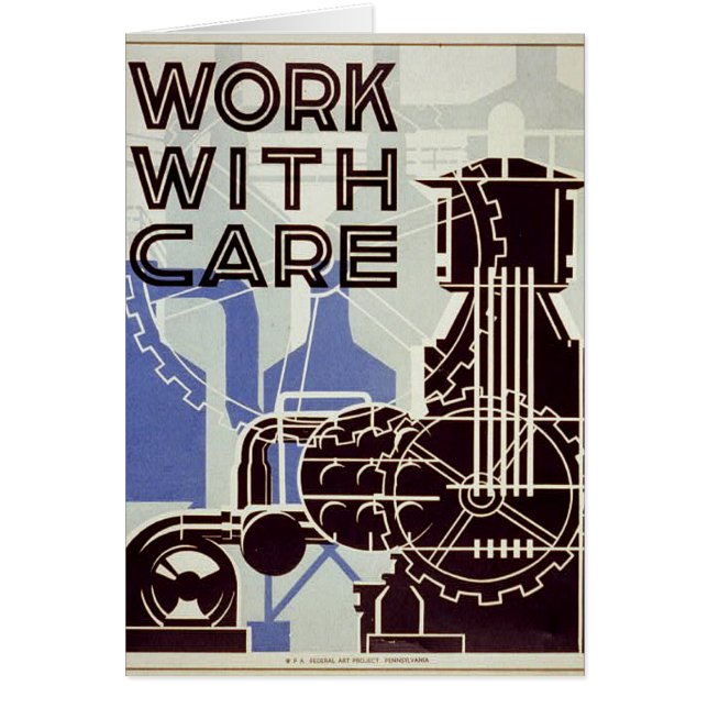 Trabajo con cuidado - 1936 (Frente)