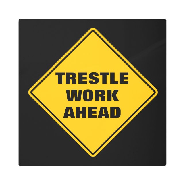 Trabajo de lucha amarilla por delante de la señal  (Anverso)