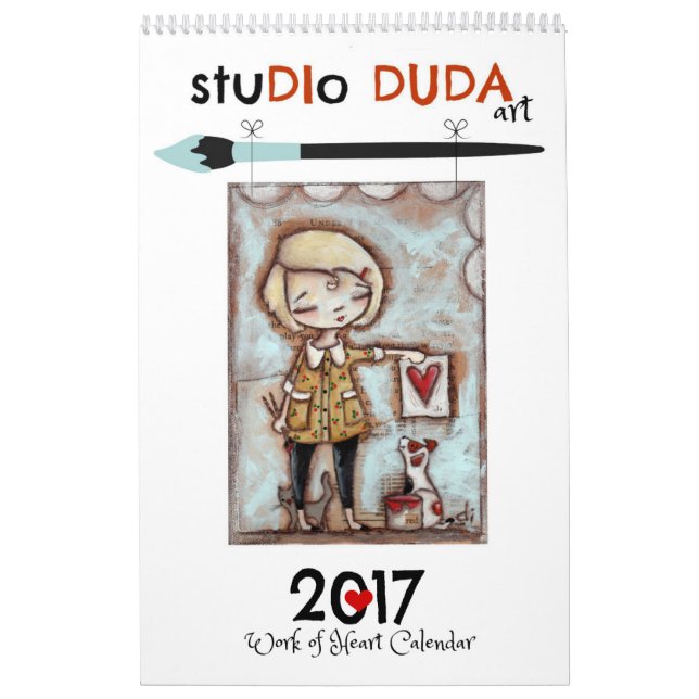 Trabajo de StudioDudaArt 2017 del calendario del (Tapa)