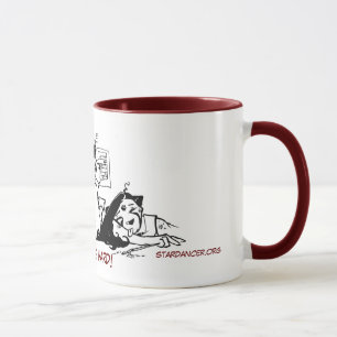 ¡Trabajo difícilmente! Taza