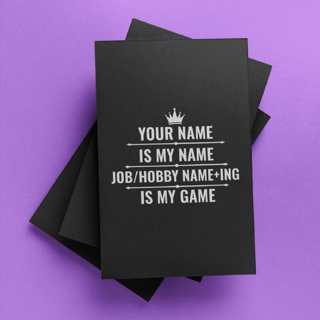 Trabajo divertido personalizado y nombre de aficio (Subido por el creador)