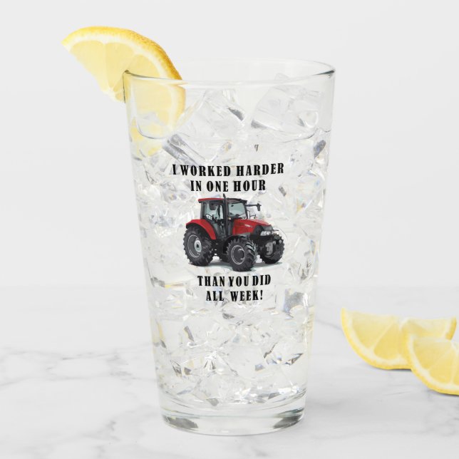 Trabajo duro agrícola divertido del tractor de la (Anverso (hielo))