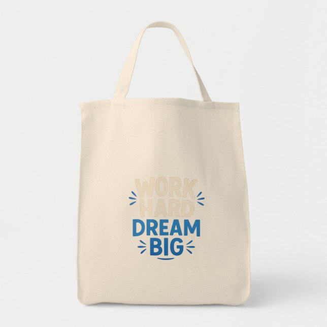 Trabajo duro sueño grande bolsa de té (Frente)