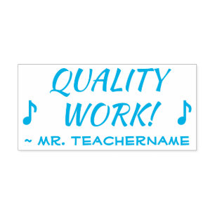 ¡TRABAJO motivador DE CALIDAD! Sello de caucho del