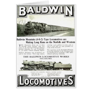 Trabajos de la locomotora de vapor de Baldwin