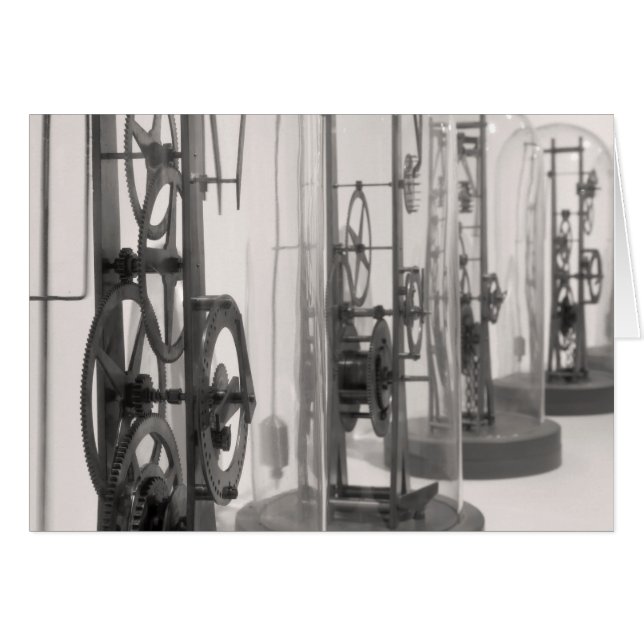 Trabajos de reloj en blanco y negro (Anverso (Horizontal))