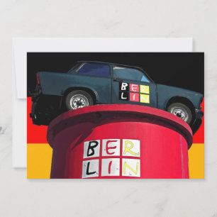 Trabant Car , Bandera Alemana, Logo De Berlín