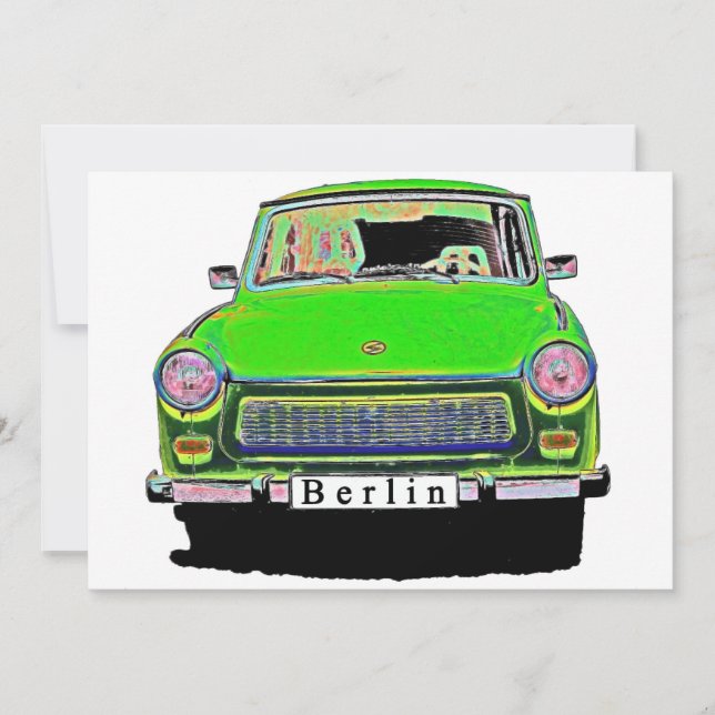 Trabant Car en Green, Berlín (Anverso)