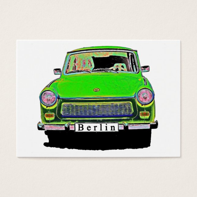 Trabant Car en Green, Berlín (Frente)